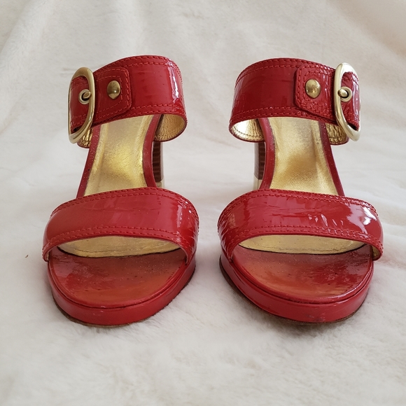 Authentic Coach Giada Patent Leather Sandals - Picture 4 of 11